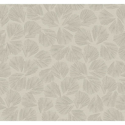 York Elora Leaf Taupe Wallpaper LM5354