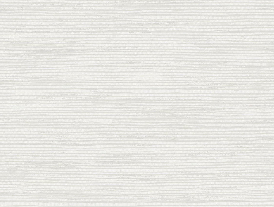 Seabrook Designs Osprey Faux Grasscloth Eggshell And Silver Wallpaper LN10300