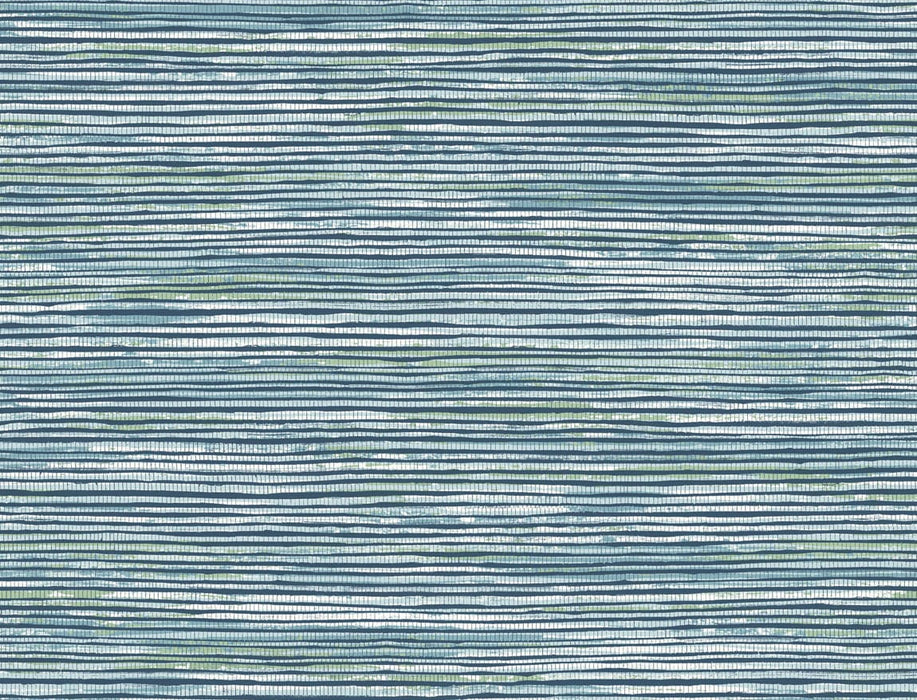 Seabrook Designs Osprey Faux Grasscloth Midnight Blue, Spearmint, And Ice Wallpaper LN10302