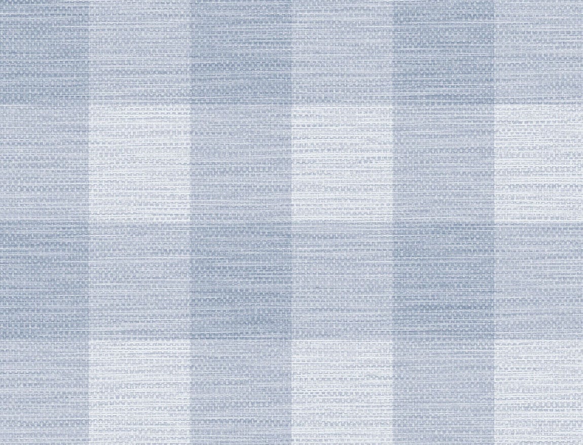 Seabrook Designs Rugby Gingham Carolina Blue Wallpaper LN10812