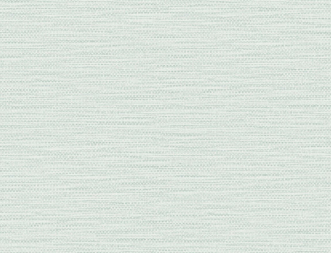 Seabrook Designs Faux Linen Weave Sea Glass Wallpaper LN10904