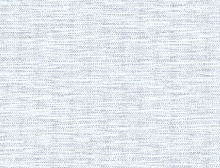 Seabrook Designs Faux Linen Weave Blue Frost Wallpaper Sample LN10912