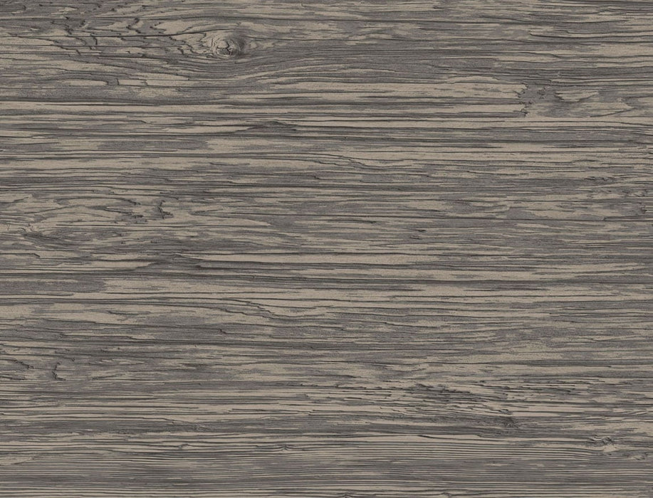 Seabrook Designs Washed Shiplap Embossed Vinyl Dark Ash Wallpaper Sample LN11608