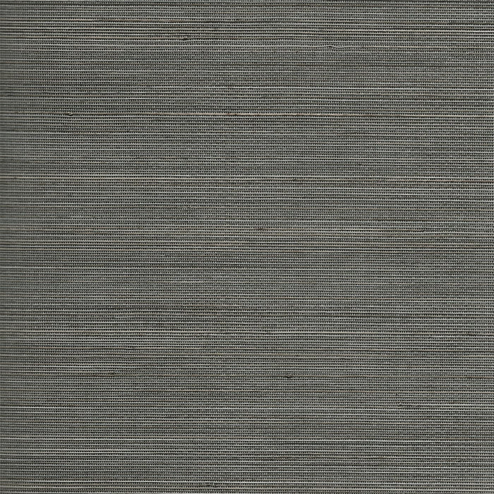 Seabrook Designs Abaca Grasscloth Charcoal And Sandstone Wallpaper LN11835