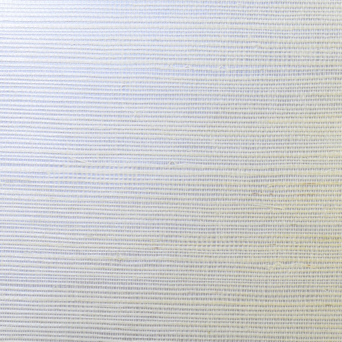 Seabrook Designs Sisal Grasscloth Metallic Silver And Ivory Wallpaper Sample LN11855