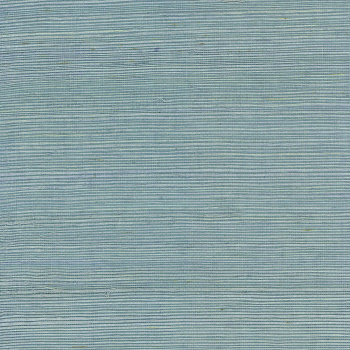 Seabrook Designs Sisal Grasscloth Powder Blue Wallpaper Sample LN11862