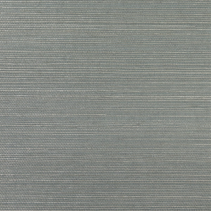 Seabrook Designs Sisal Metallic Silver & Bluestone Wallpaper LN11868