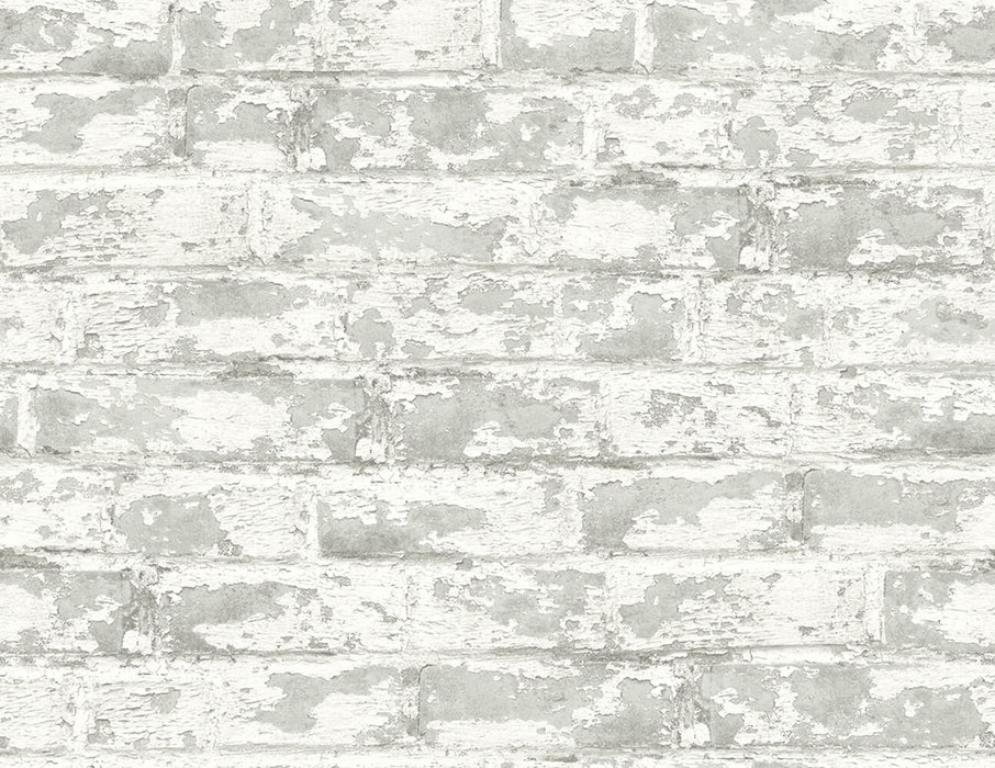 Seabrook Designs Soho Brick Calcutta Wallpaper Sample LN20900