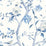 Seabrook Designs Floral Trail Bluestone Wallpaper LN21302