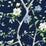 Seabrook Designs Floral Trail Navy Blue & Spring Green Wallpaper Sample LN21312