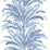 Seabrook Designs Keana Palm Coastal Blue Wallpaper Sample LN30102