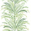 Seabrook Designs Keana Palm Paradise Green Wallpaper Sample LN30104