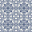 Seabrook Designs Villa Mar Tile Denim Blue Wallpaper Sample LN30312