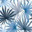 Seabrook Designs Tropic Palm Toss Blue Seas Wallpaper Sample LN31002