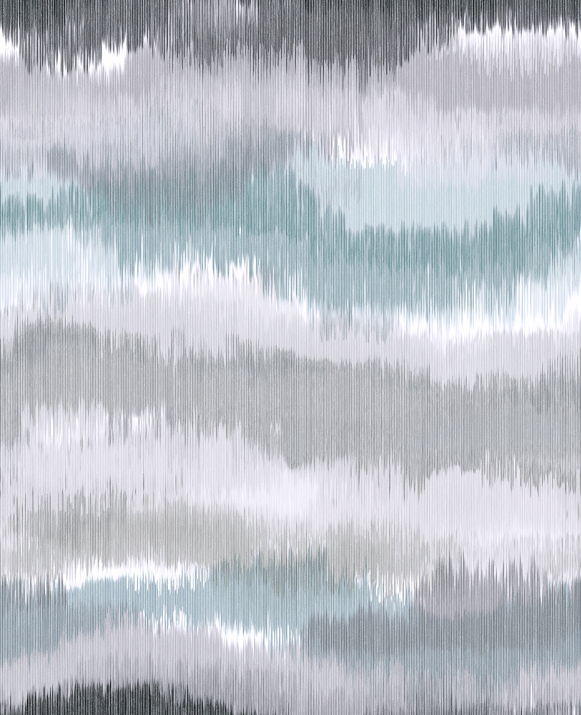 Seabrook Designs Ikat Waves Morning Fog Wallpaper LN31208