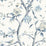 Seabrook Designs Sparrow Haven  Breezy Blue Wallpaper Sample LN40002