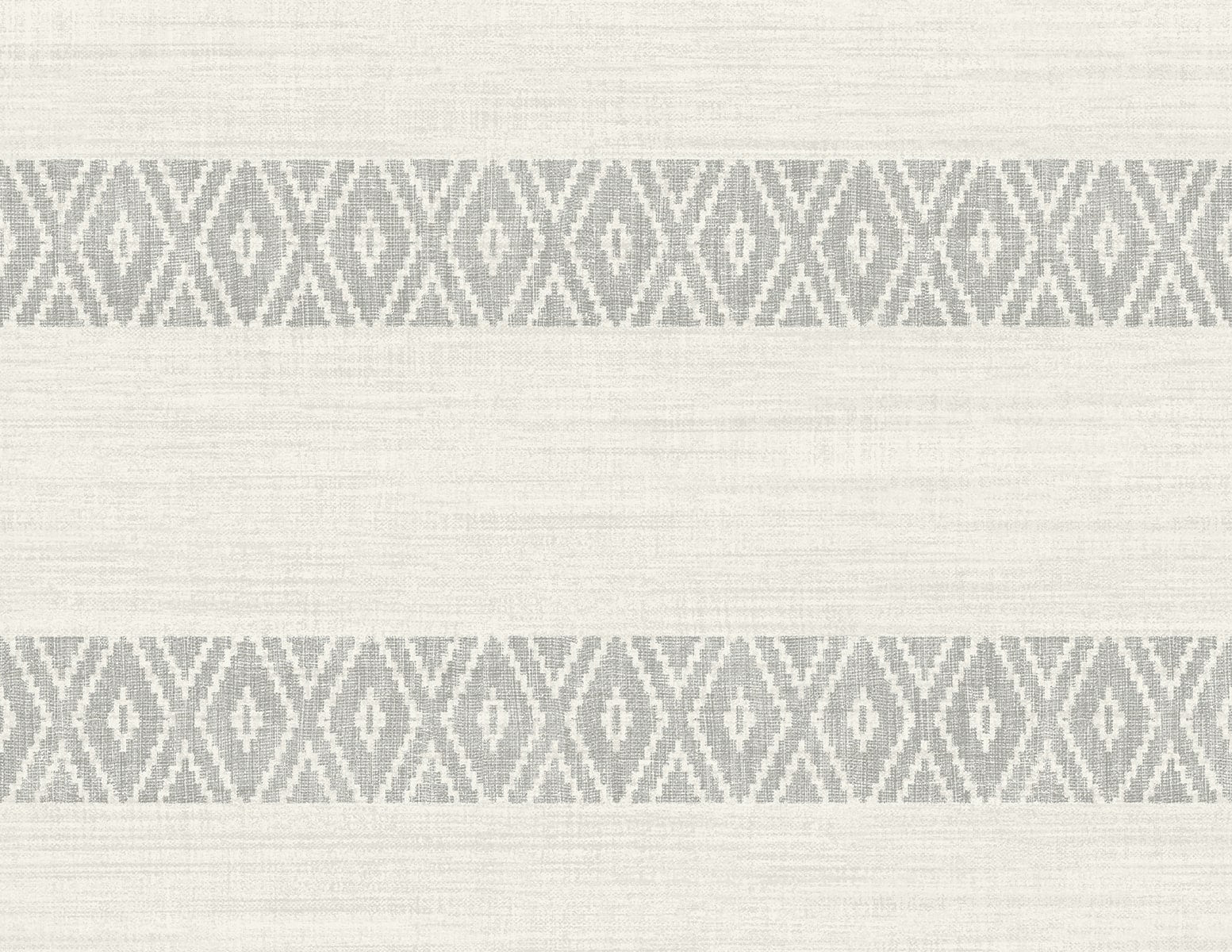 Seabrook Designs Alani Geo Stripe Fog Wallpaper LN40108