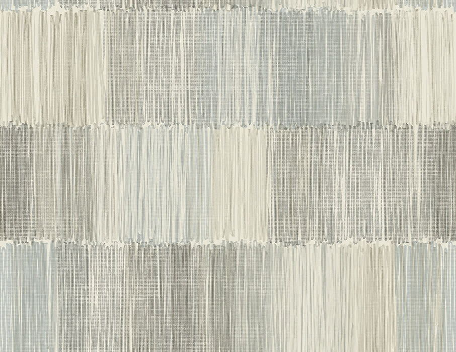 Seabrook Designs Arielle Abstract Stripe Haze Wallpaper Sample LN40307