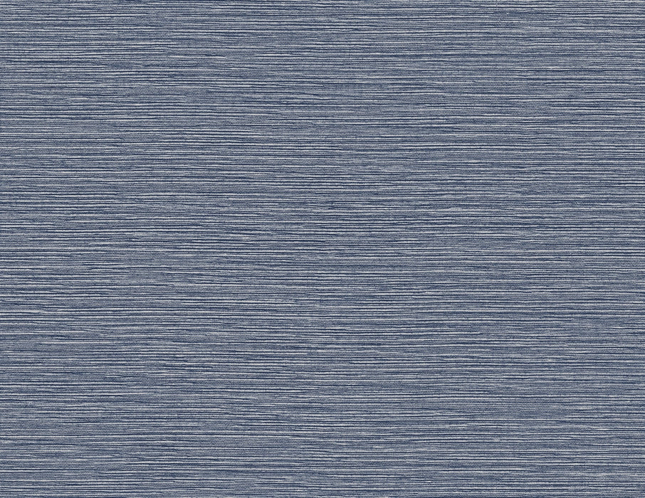 Seabrook Designs Tiger Island Faux Sisal Denim Blue Wallpaper LN40402