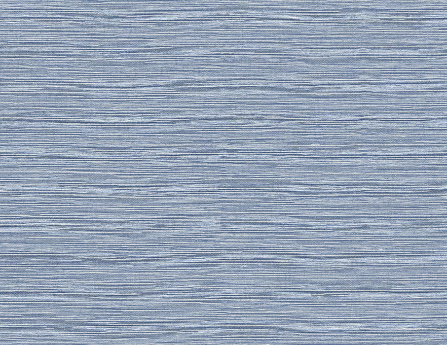 Seabrook Designs Tiger Island Faux Sisal Riviera Blue Wallpaper LN40422