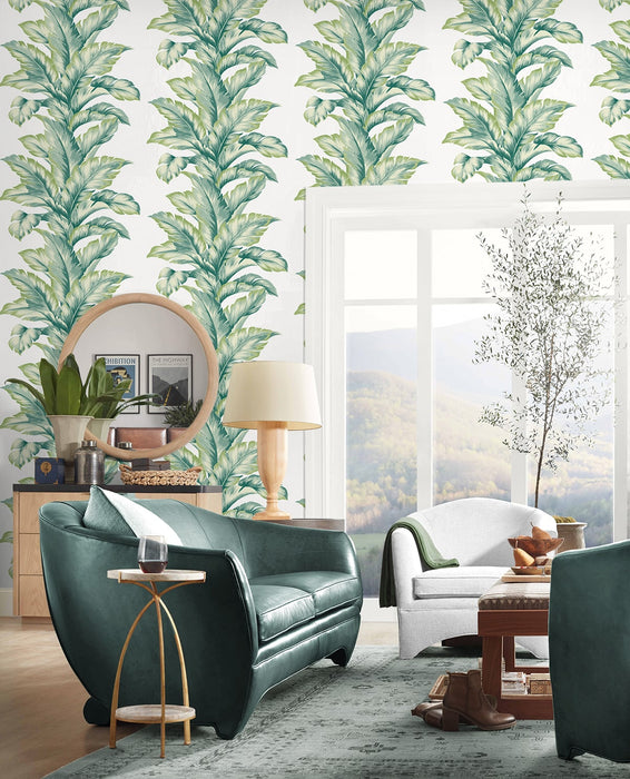 Seabrook Designs Banana Springs  Rivercrest Wallpaper Sample LN40604