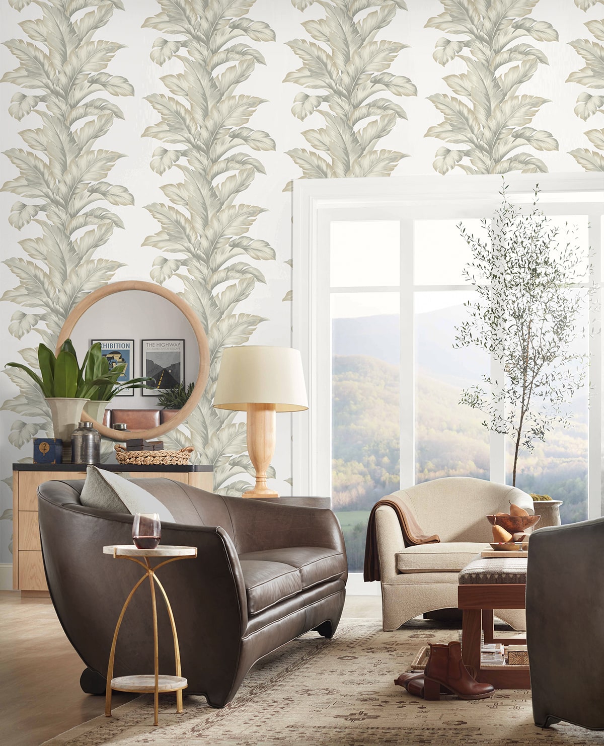 Seabrook Designs Banana Springs  Fieldstone Wallpaper LN40607