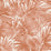 Seabrook Designs Cordelia Tossed Palms Coral Wallpaper Sample LN40706