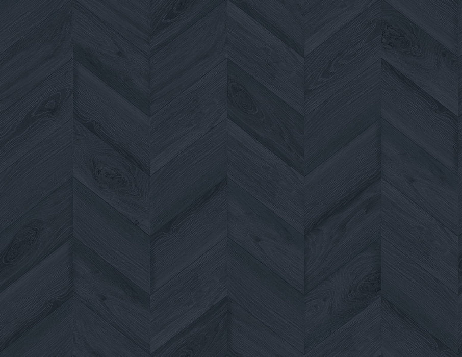 Seabrook Designs Keone Bay Chevron Nightfall Wallpaper Sample LN40802