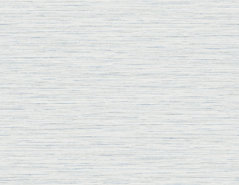 Seabrook Designs Loe Sanctuary Stria Blue Haze Wallpaper Sample LN41102