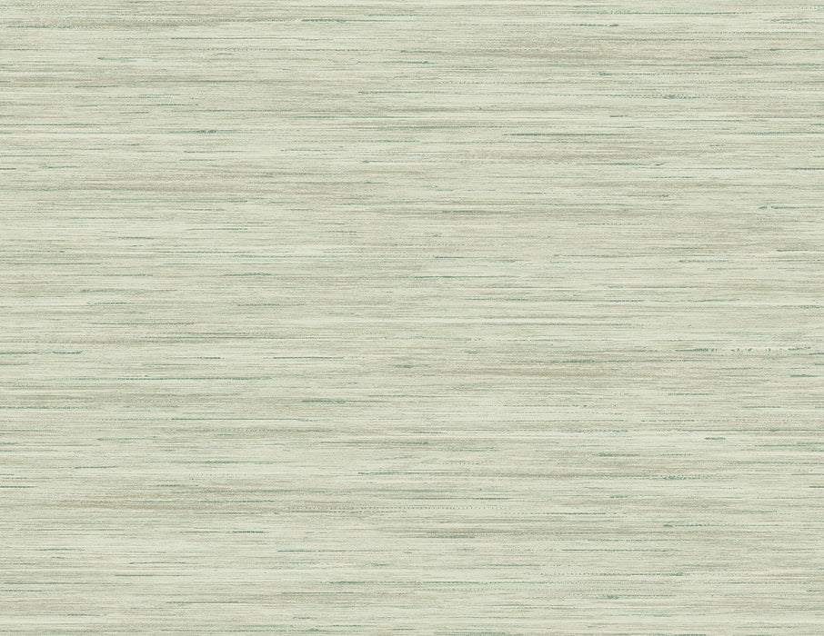 Seabrook Designs Loe Sanctuary Stria Seaglass Wallpaper Sample LN41104