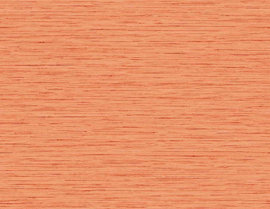 Seabrook Designs Loe Sanctuary Stria Persimmon Wallpaper LN41126