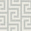 Seabrook Designs Luna Retreat Greek Key Pewter Wallpaper Sample LN41208