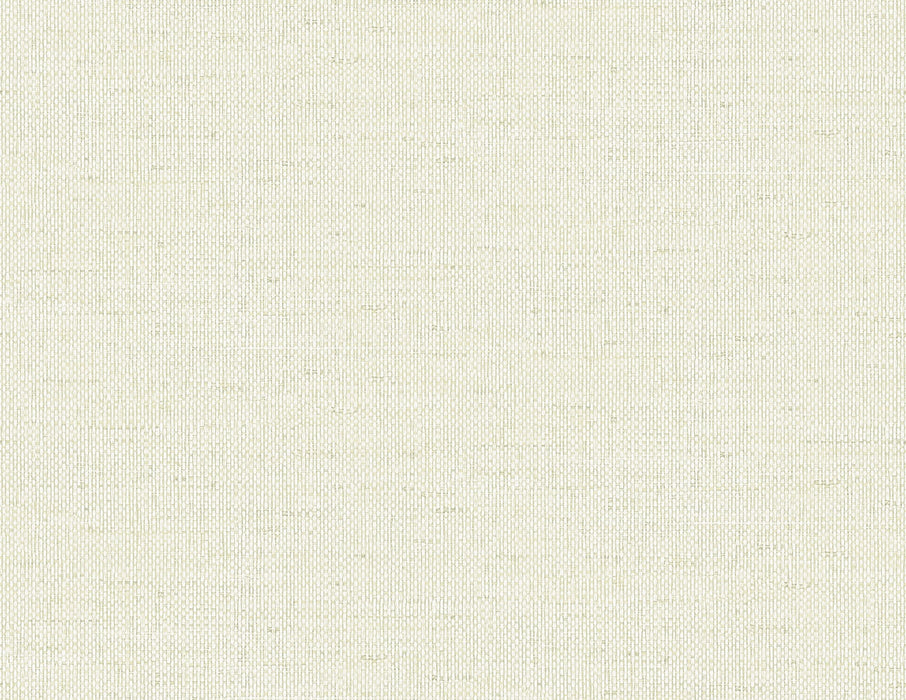 Seabrook Designs Kaya Faux Paperweave Alabaster Wallpaper Sample LN41303