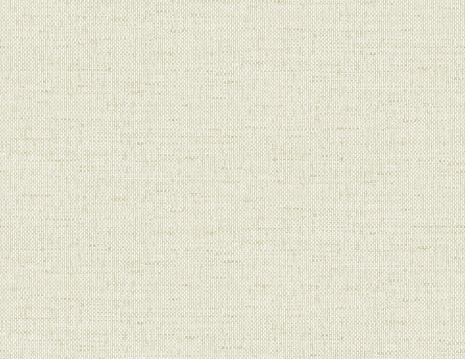 Seabrook Designs Kaya Faux Paperweave Cream Wallpaper Sample LN41305