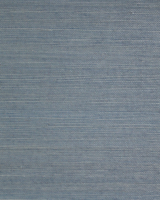 Seabrook Designs Sisal Blue Gray Wallpaper Sample LN50005