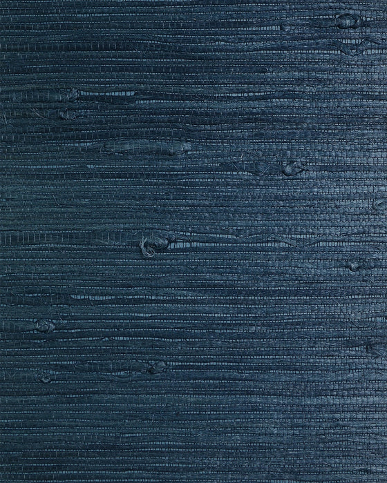 Seabrook Designs Heavy Tightweave Jute Marine Blue Wallpaper Sample LN50010