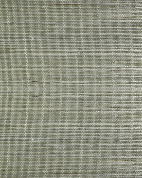 Seabrook Designs Sisal Silver Green Wallpaper Sample LN50027