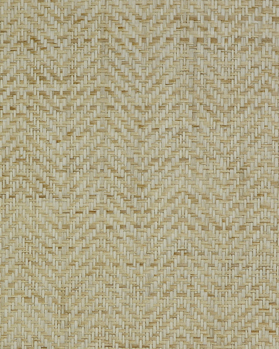 Seabrook Designs Japanese Paperweave Hazel Cream Wallpaper Sample LN50047