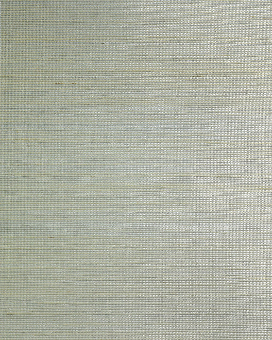 Seabrook Designs Sisal Metallic Silver Neutral Wallpaper LN50054