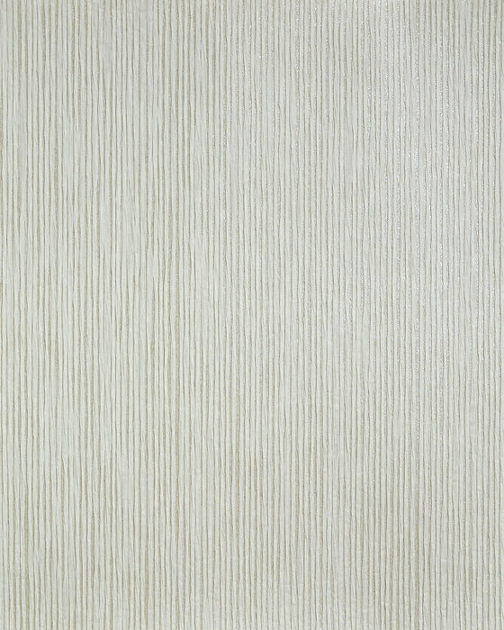 Seabrook Designs Paper Stripe Bridal White Wallpaper Sample LN50058