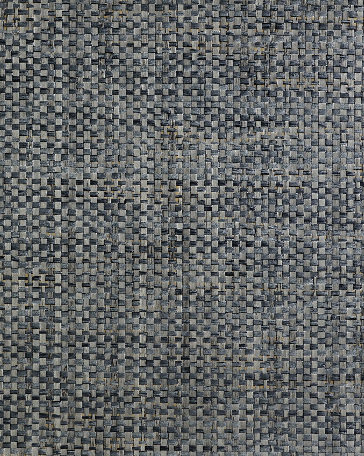 Seabrook Designs Japanese Paperweave Blue Charcoal Wallpaper LN50093