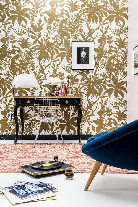 Pierre Frey Happy Monkey Mordore Wallpaper FP495002