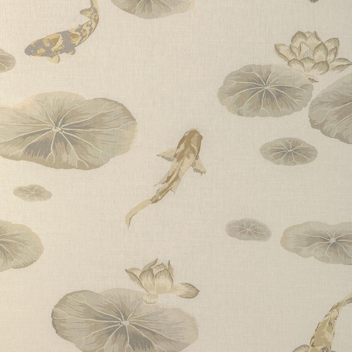 Kravet Couture Lotus Print Sandstone Fabric LOTUSPRINT.16.0