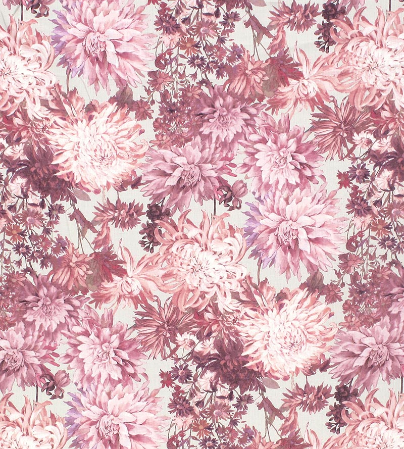 Grey Watkins Grey'S Flower Garden Pinks Fabric LO 00028037