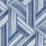 Seabrook Designs Geo Inlay Denim And Sky Blue Wallpaper Sample LW50102