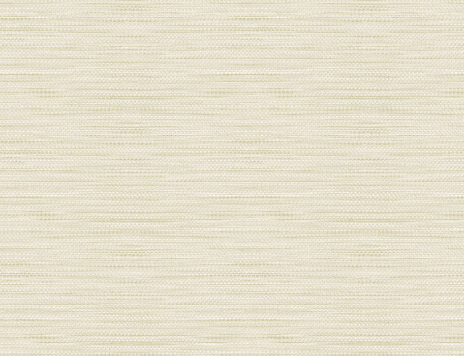 Seabrook Designs Toweling Faux Linen French Vanilla Wallpaper Sample LW50805