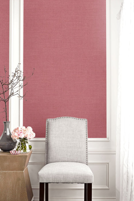 Seabrook Designs Hopsack Embossed Vinyl Mulberry Wallpaper LW51121