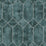 Seabrook Designs Geo Faux Emerald And Metallic Silver Wallpaper Sample LW51604