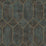 Seabrook Designs Geo Faux Rust, Forest Green, And Metallic Gold Wallpaper LW51606