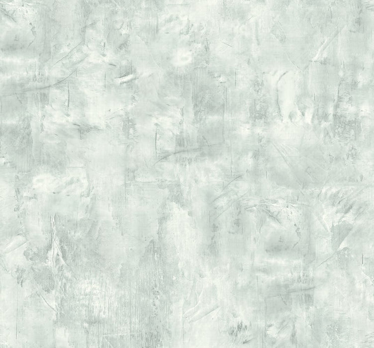 Seabrook Designs Rustic Stucco Faux Green Mist Wallpaper Sample LW51714